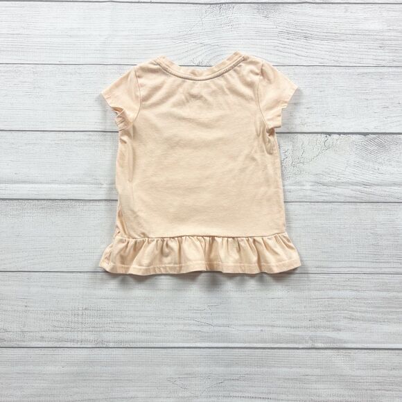 Cat & Jack Peplum Apple Shirt - Picture 3 of 3